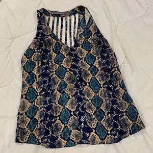 Snake Print Top